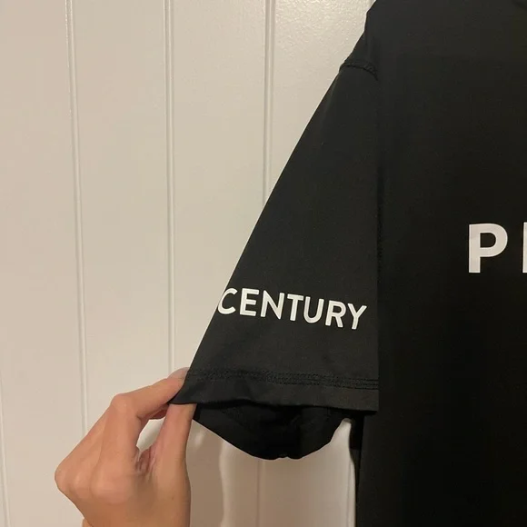 Peloton Black Short Sleeve Tee 100 Century Rides - Picture 3 of 7